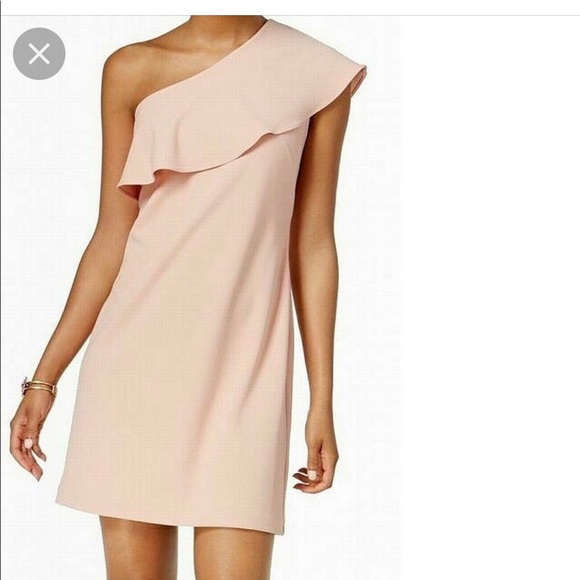 julia jordan Dresses & Skirts - Julia Jordan dress, pretty in pink, wedding guest, one shoulder